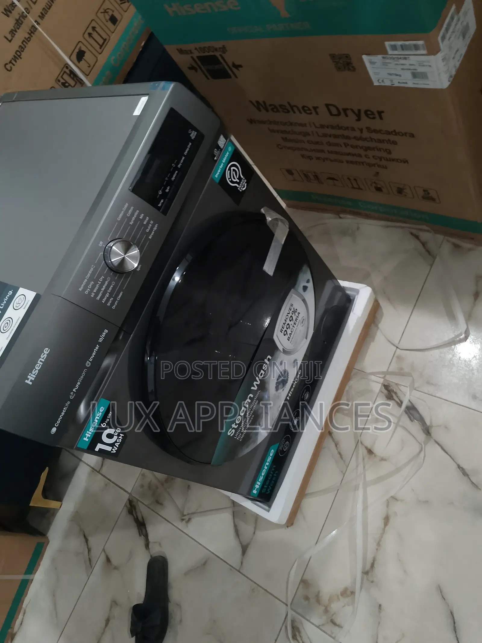 Durable Hisense 10kg Capacity Washing Machine