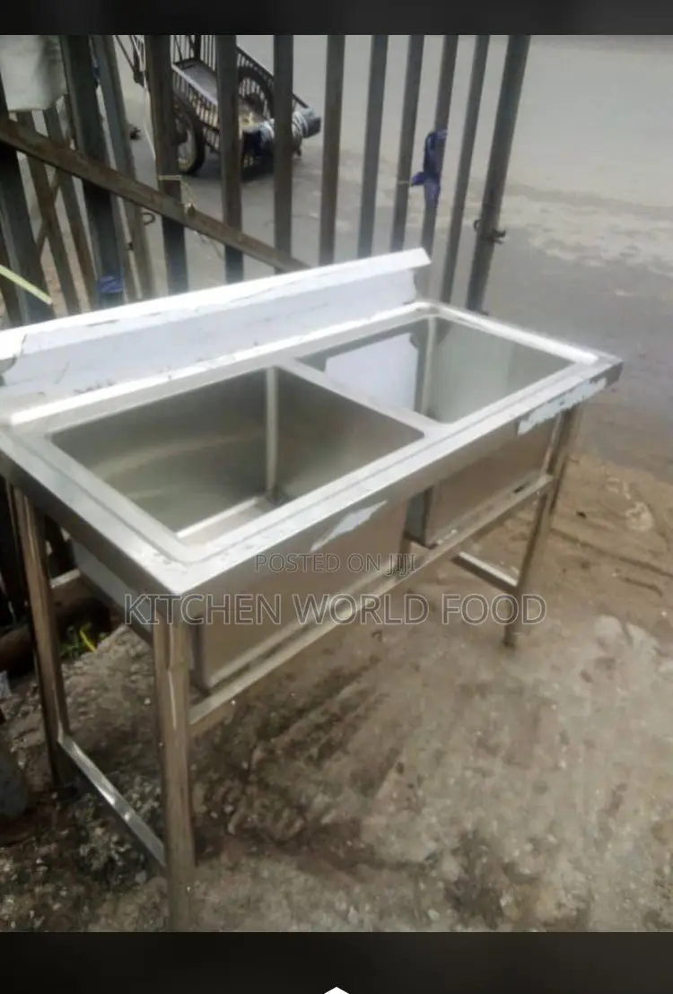 Industrial Double Sink
