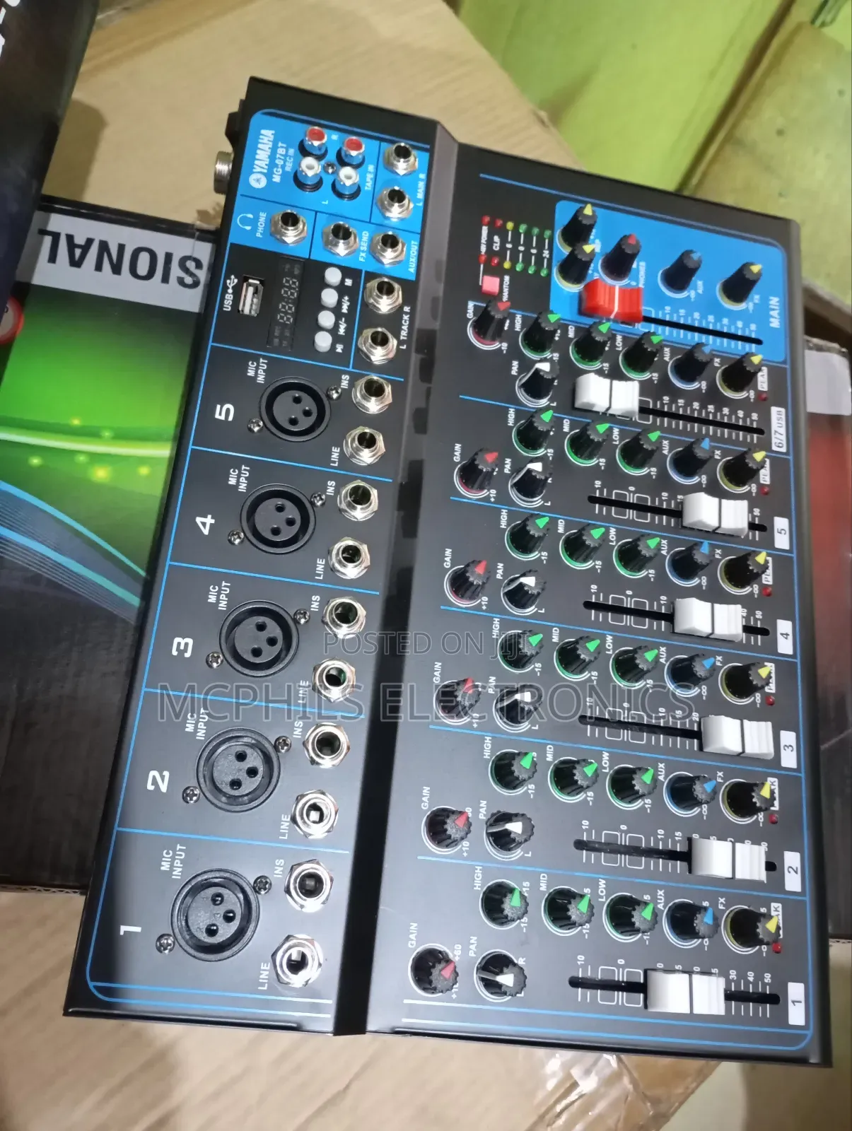 Yamaha Mixer Mg07bt