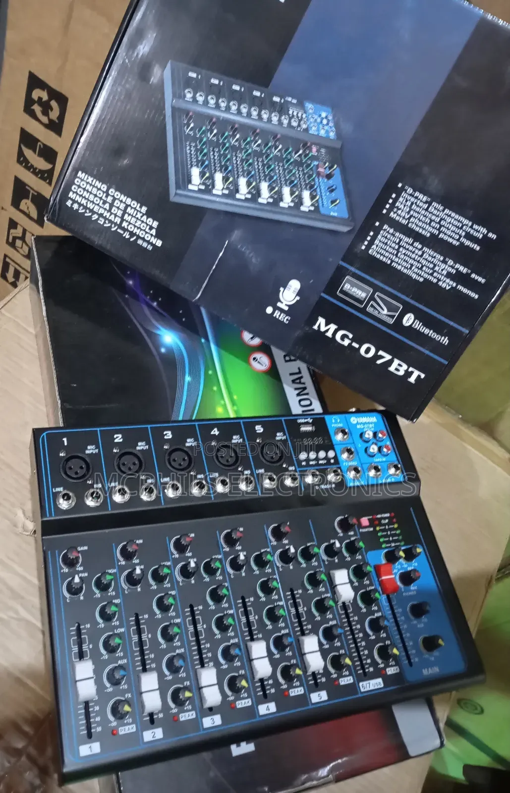 Yamaha Mixer Mg07bt