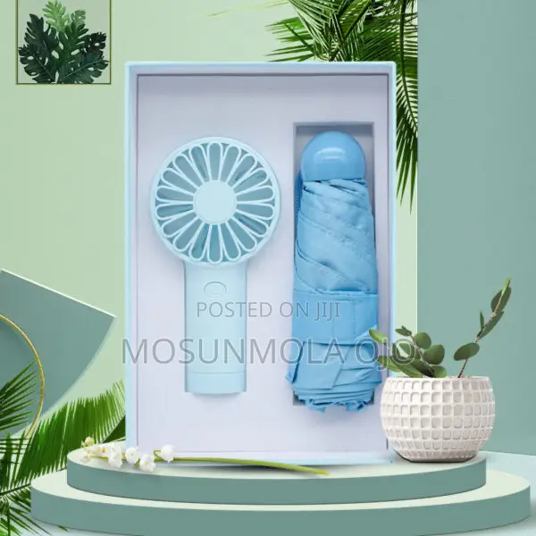 Umbrella and Fan Set!