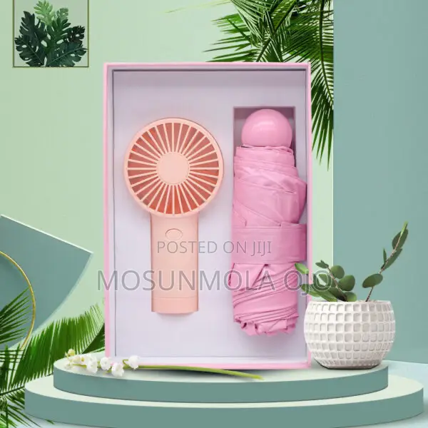 Umbrella and Fan Set!