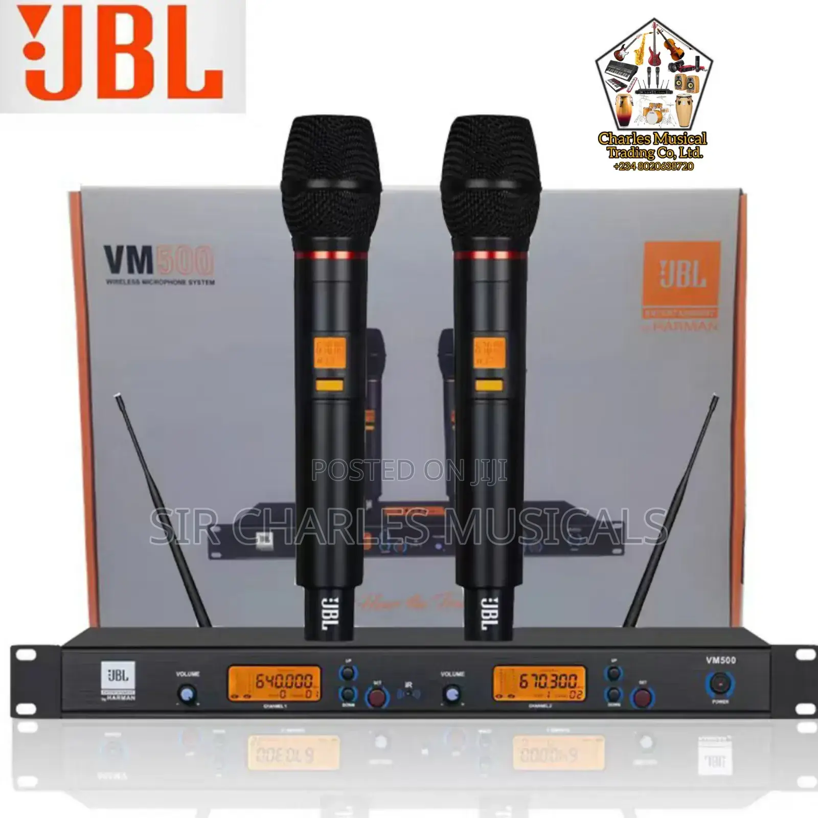JBL VM-500 Professional Wireless Microphone