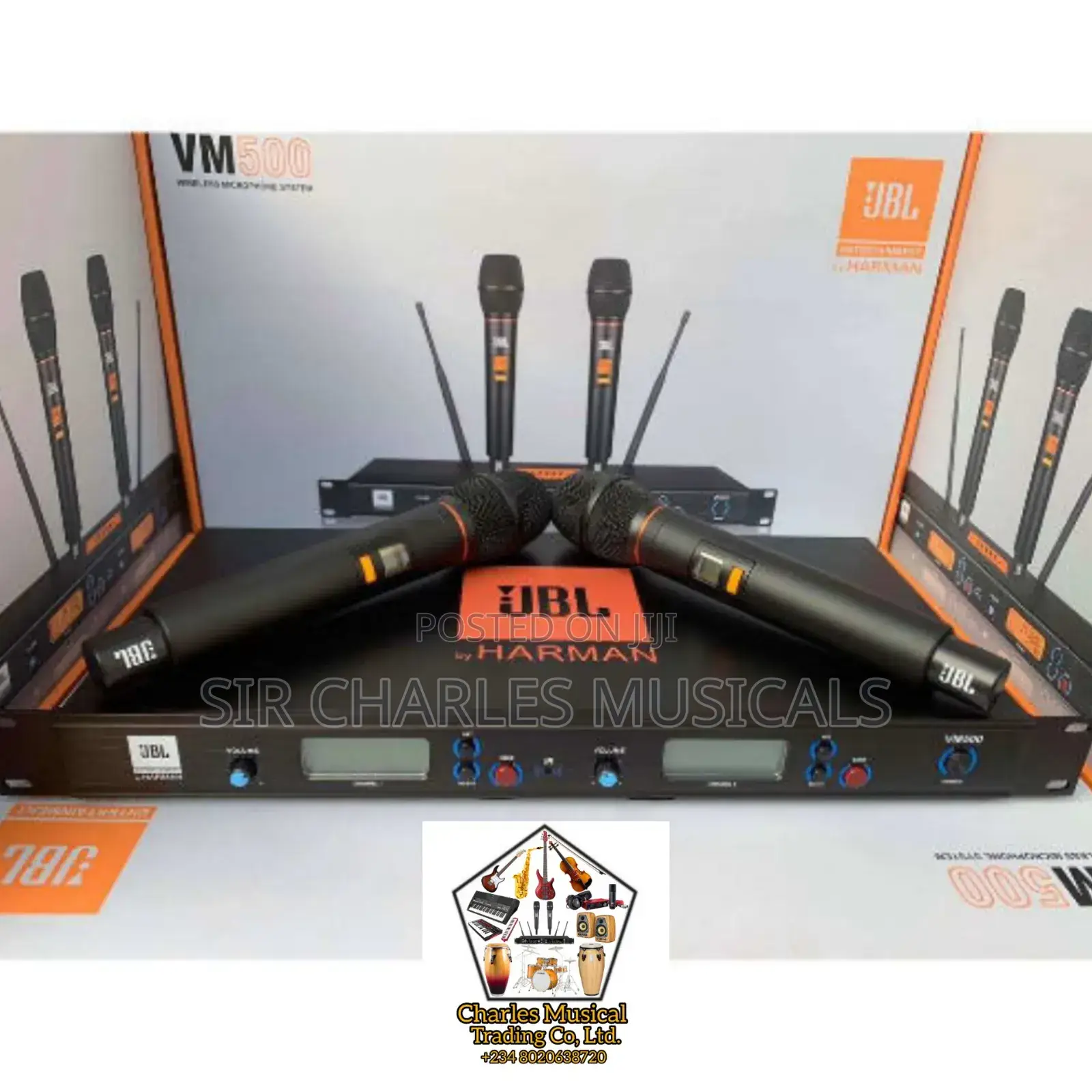 JBL VM-500 Professional Wireless Microphone