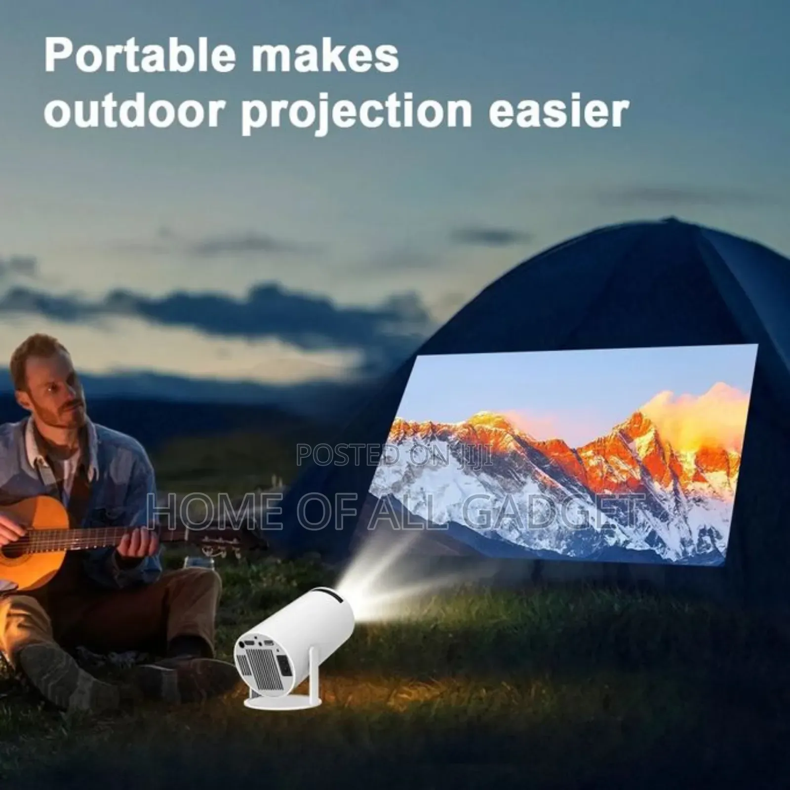 Hy300 Android Cinematic Projector Capable of Netflix