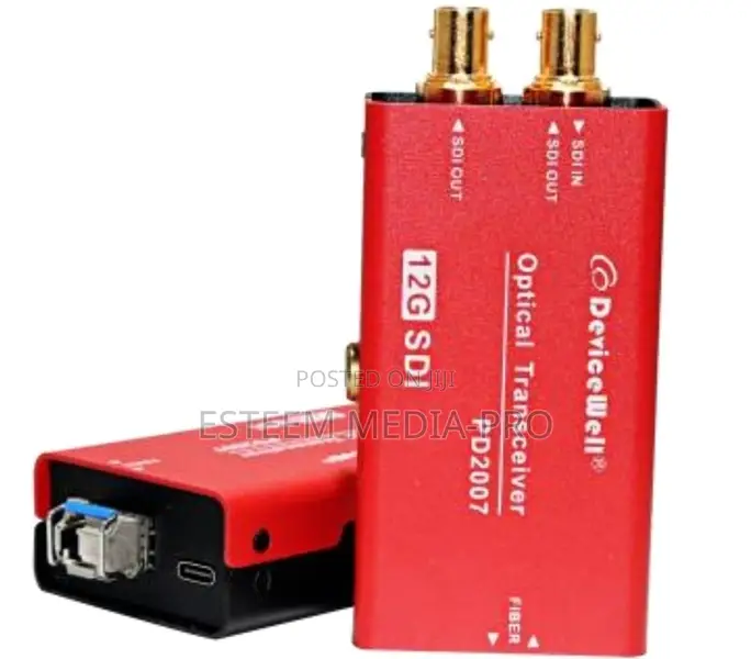 Devicewell Professional 12G SDI Optical Fibre Transceiver