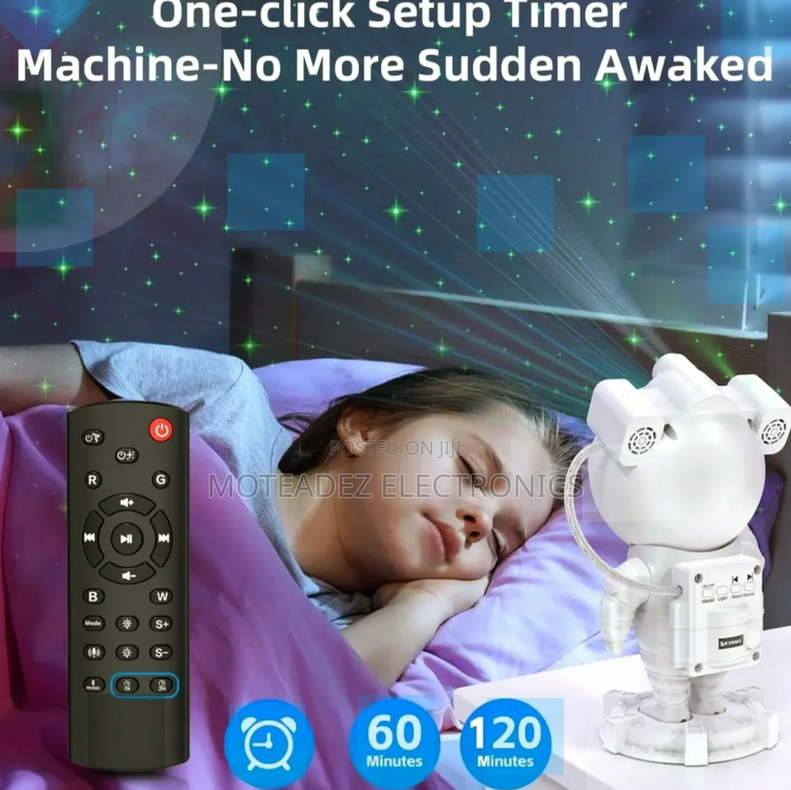Galaxy Projector Night Light With Bluetooth Speaker Remote