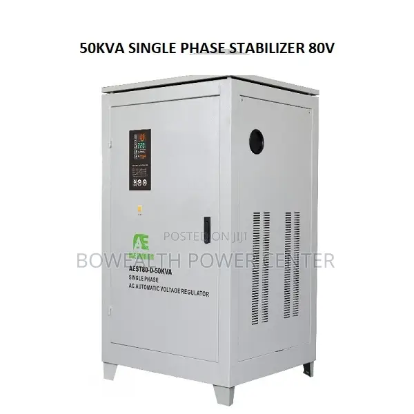 AE Dunamis 50KVA Single Phase Stabilizer AEST80-D-50KVA