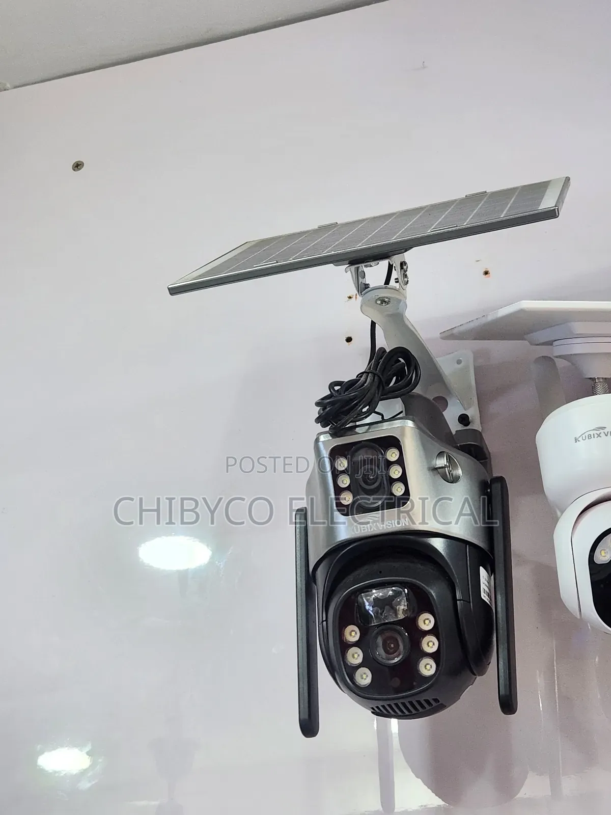Solar Camera With Dual Lens Vision