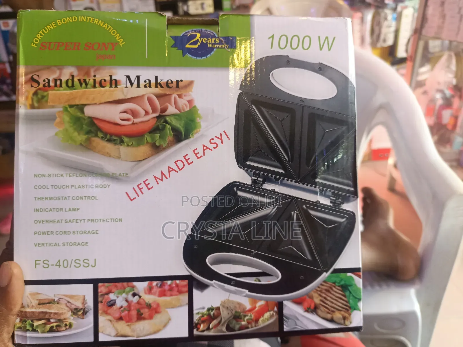 Super Sony Japan Original Sandwich Maker
