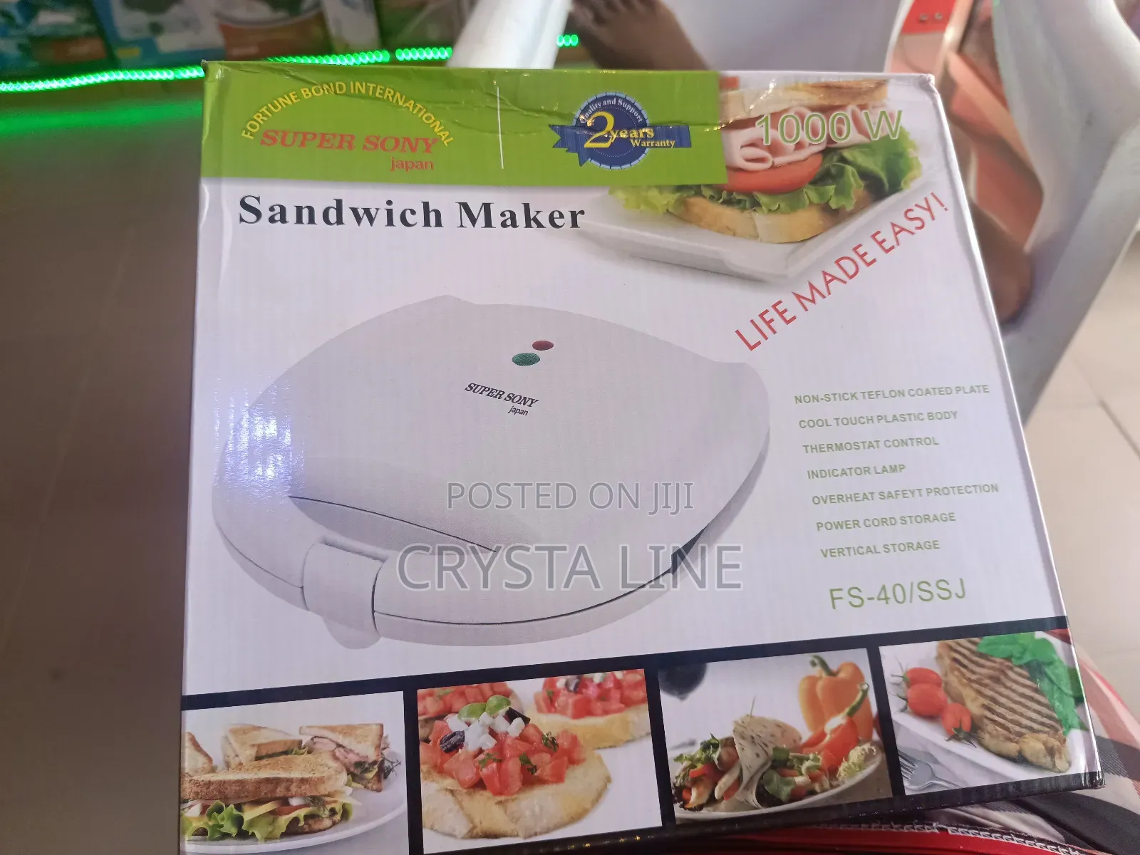 Super Sony Japan Original Sandwich Maker