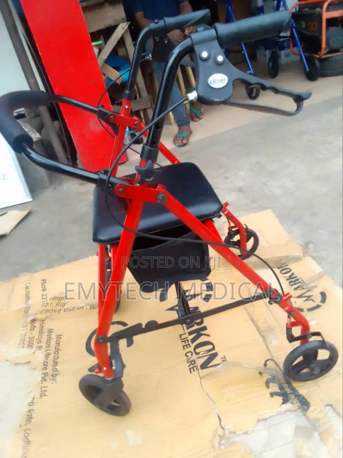 Foldable Rollator Zimmer Frame Walker