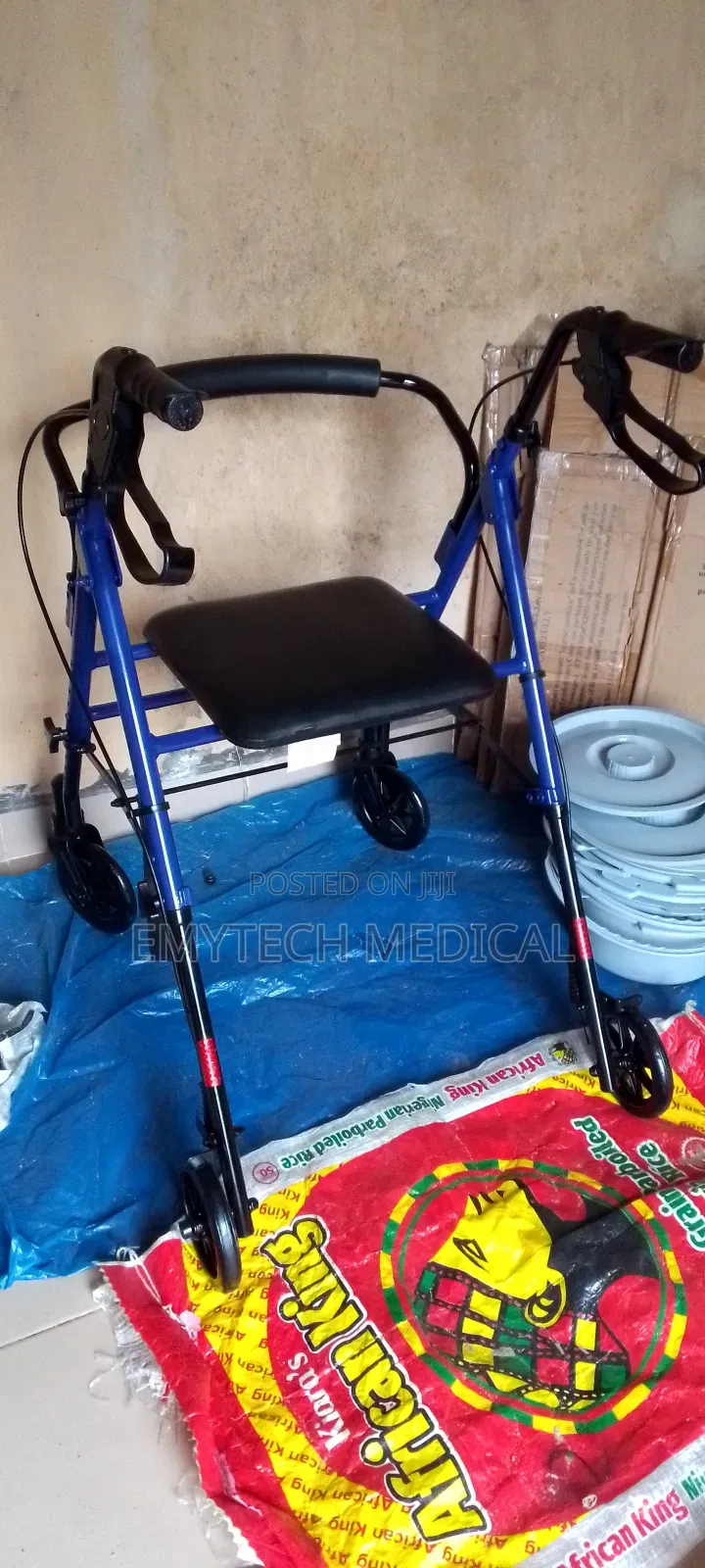 Foldable Rollator Zimmer Frame Walker