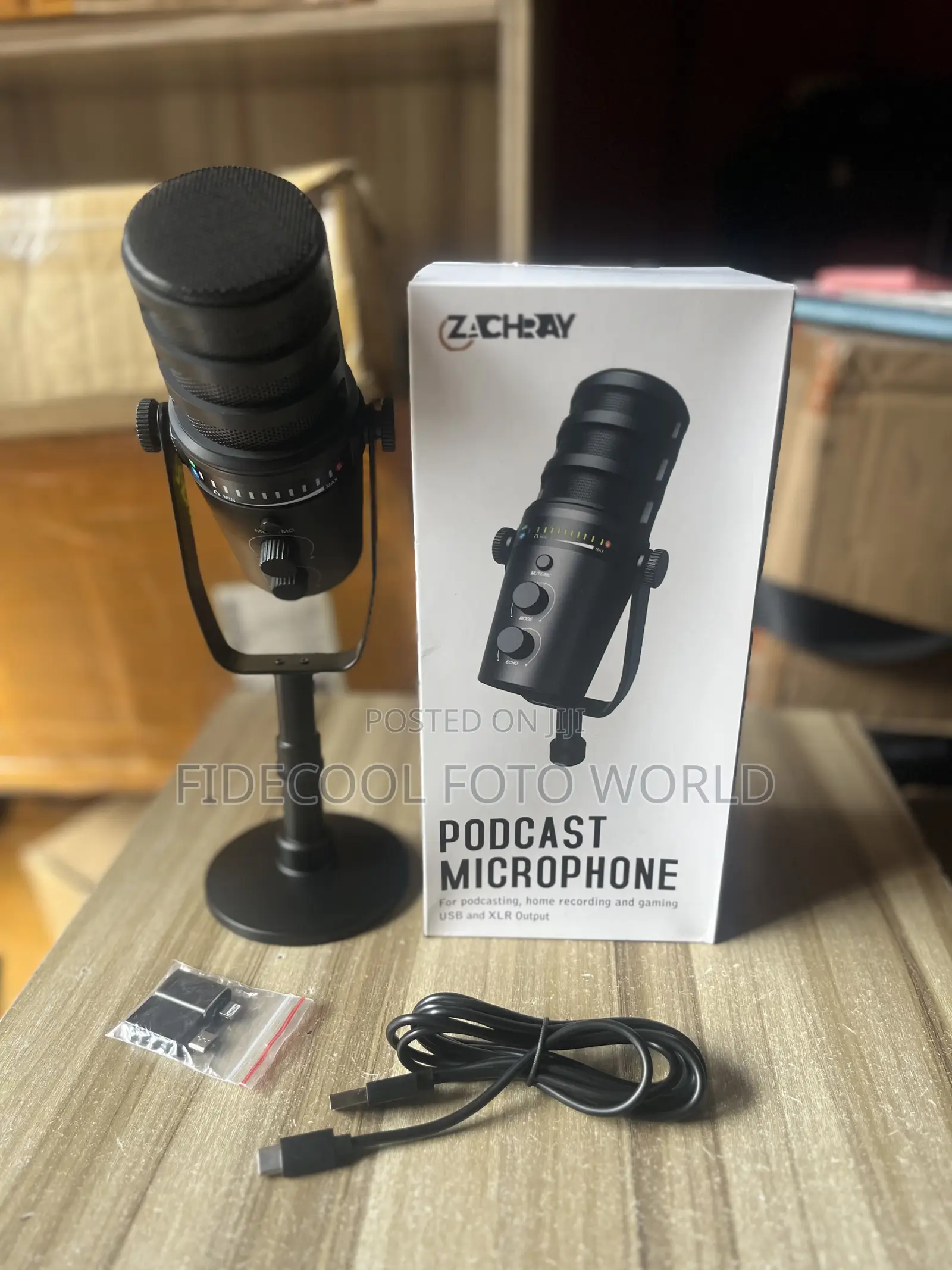 Zachary Podcast Mic For iPhone ,Type C And Laptop