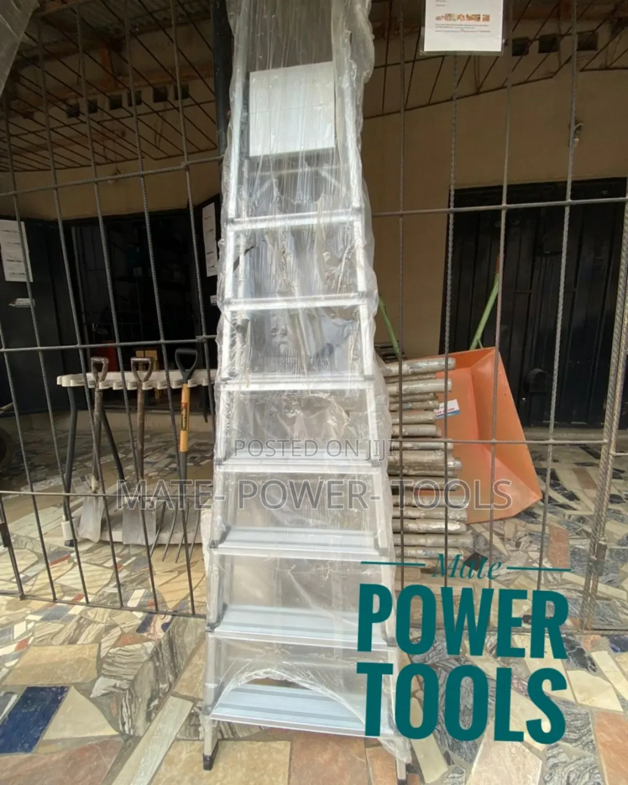 8 Tread Aluminium Folding Platform Stepladders