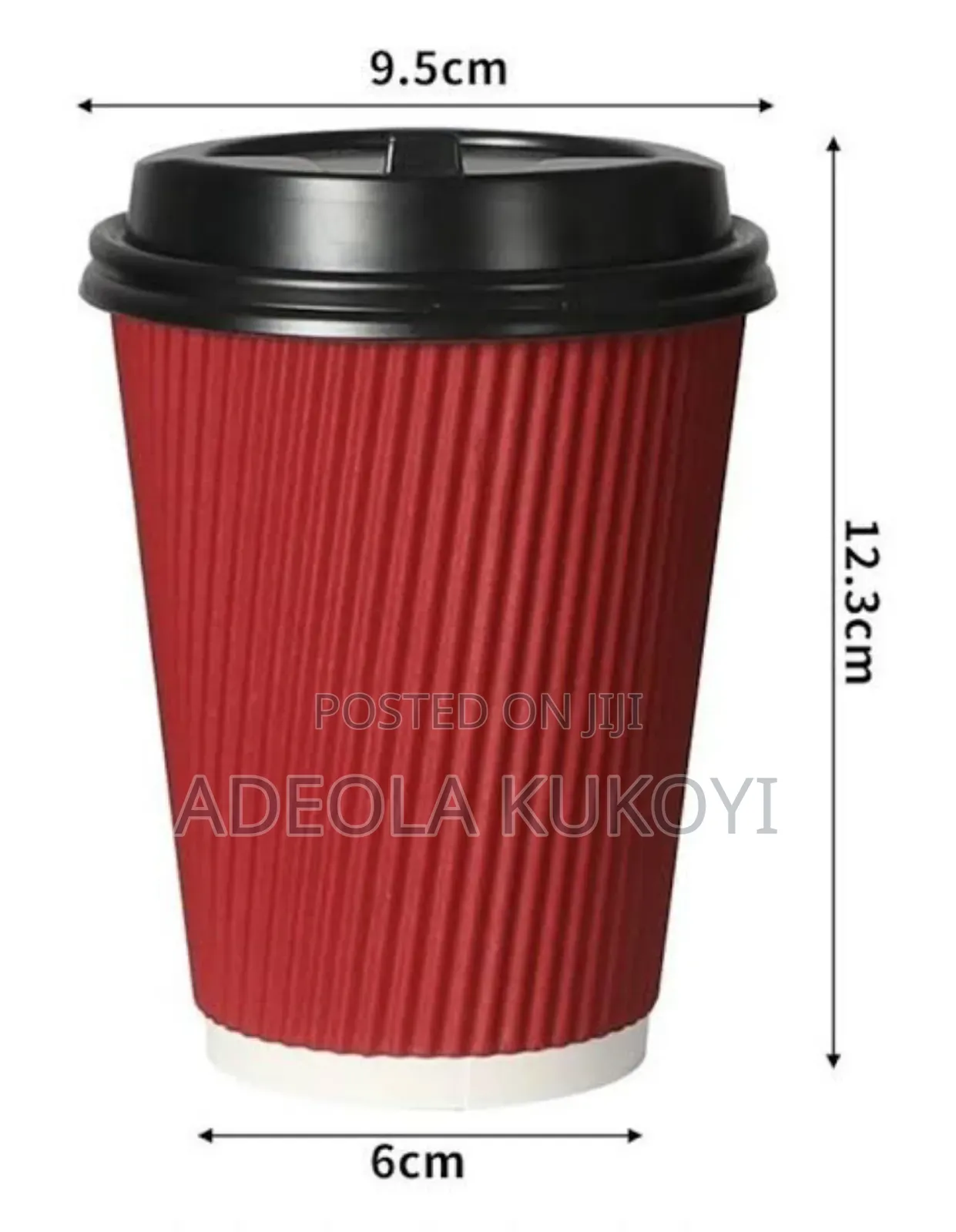 500pcs of Double Wall Coffee Cup