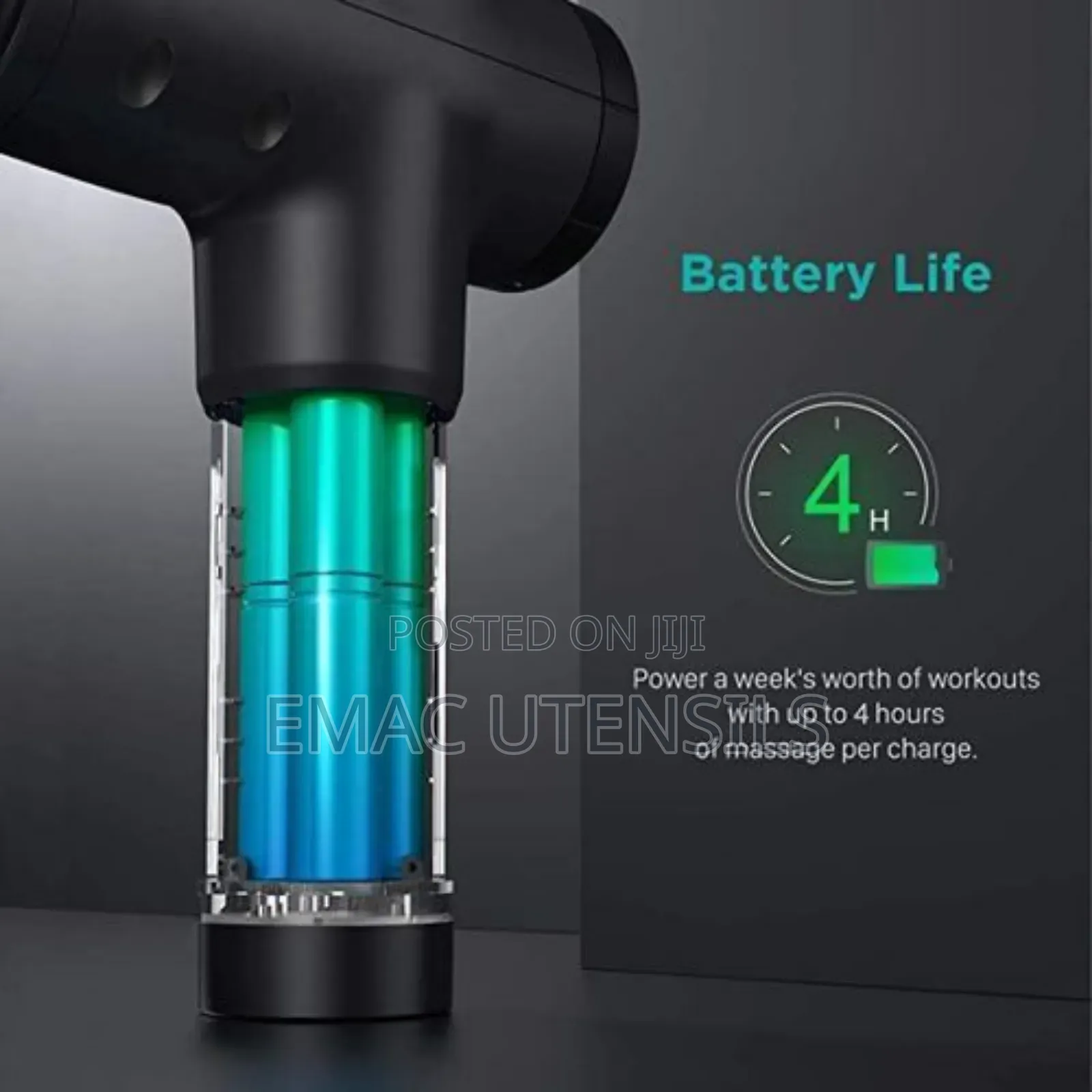 6 Speed Massage Gun, Cordless Device