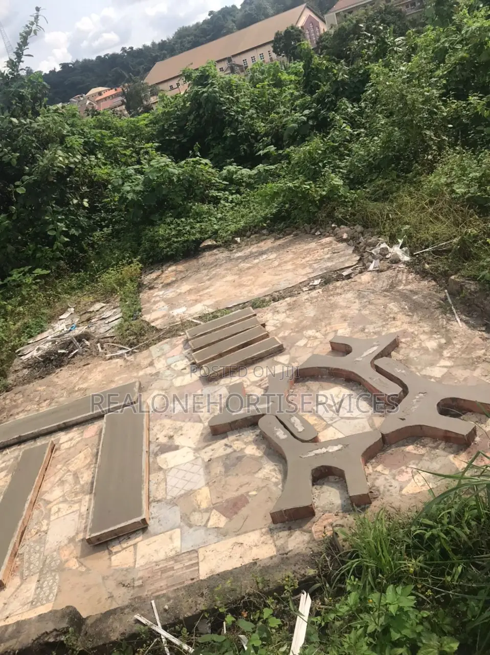 Relaxation Concrete Seat for Pavilion, Sport Complex, Etc