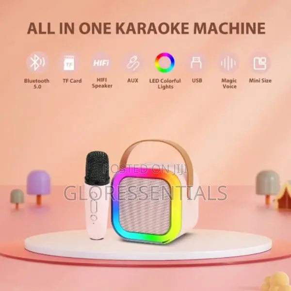 Wireless Karaoke Microphone With Speaker