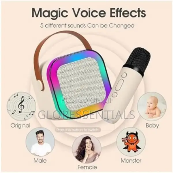 Wireless Karaoke Microphone With Speaker