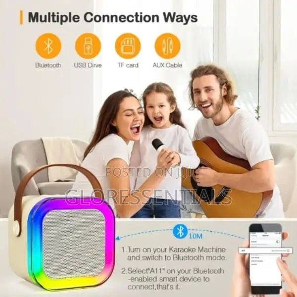 Wireless Karaoke Microphone With Speaker