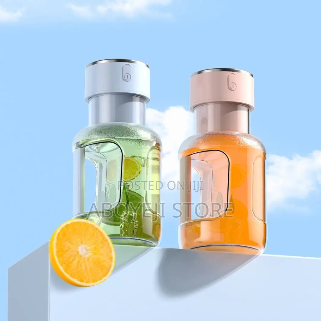 1600ml Rechargeable Cordless Juicer With Straw (8 Blade)