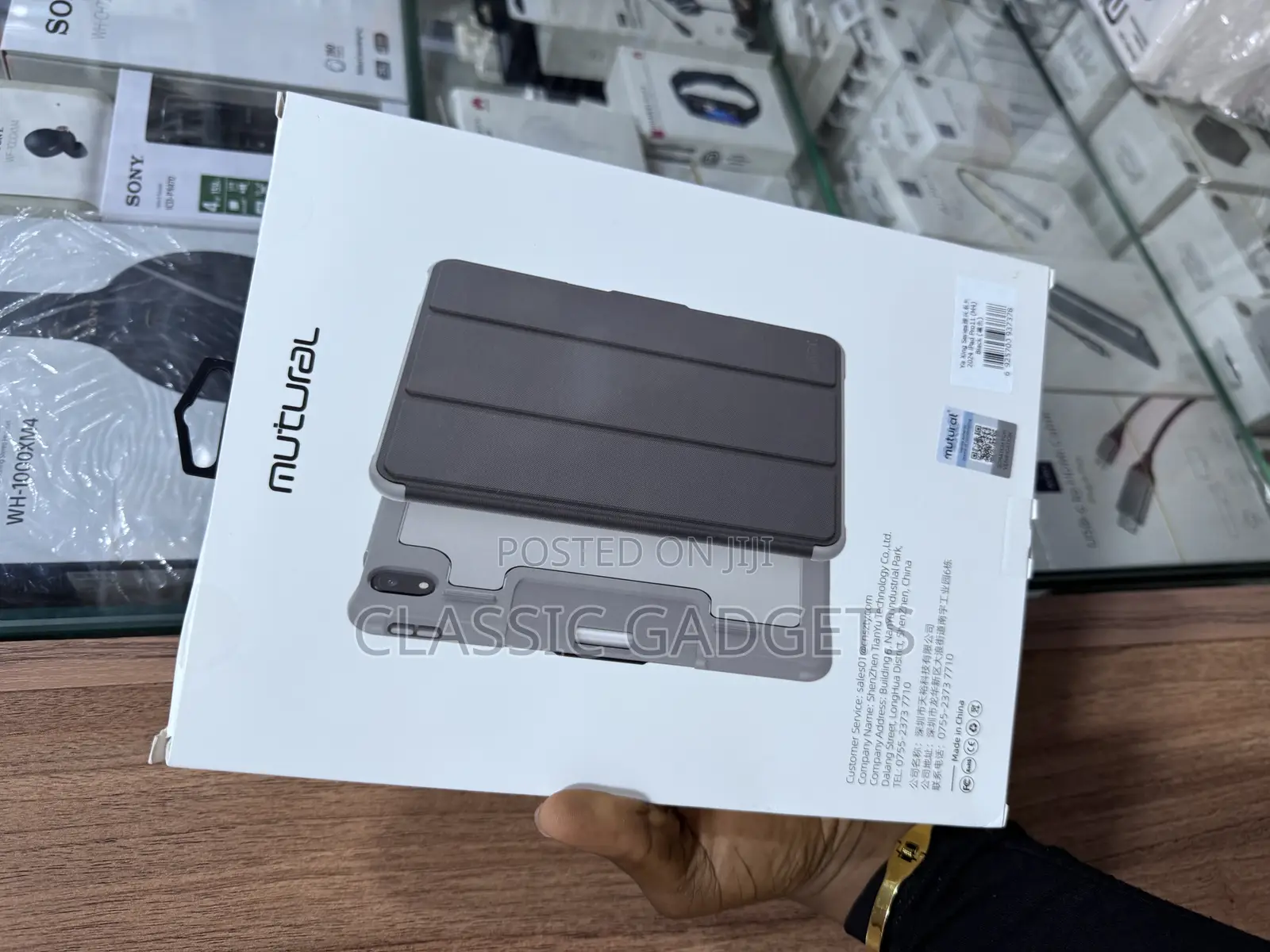 Mutural Flip Cover for iPad Pro 11” M4/ Air 11” M2 2024