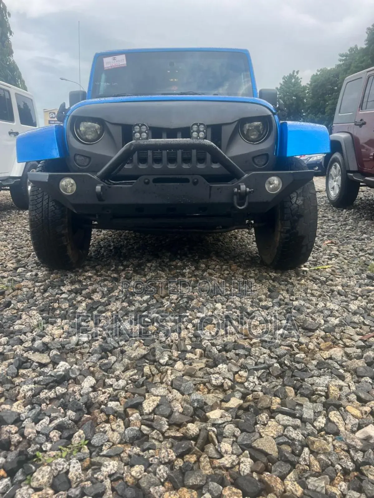 Jeep Wrangler Rubicon Hard Rock 2dr SUV 4WD (3.6L 6cyl 6M) 2015 Blue