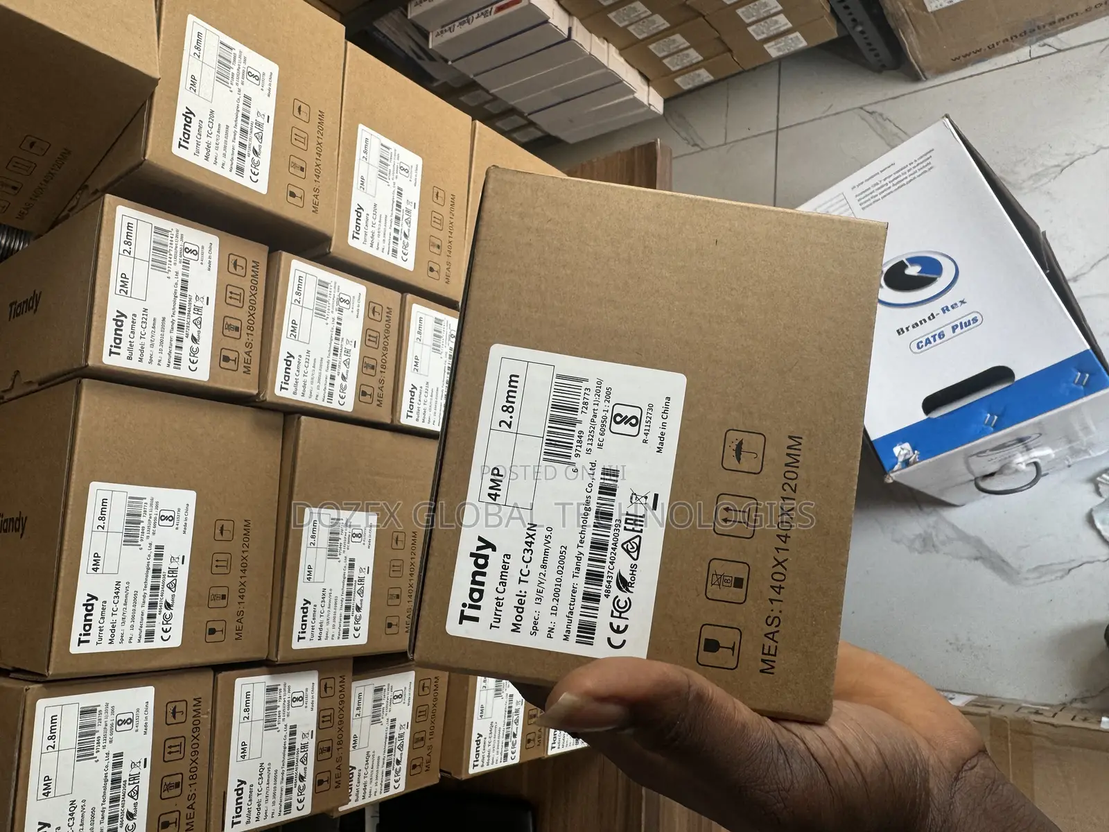 Tiandy 4mp Ip Cameras With Audio + 1 Year Warranty