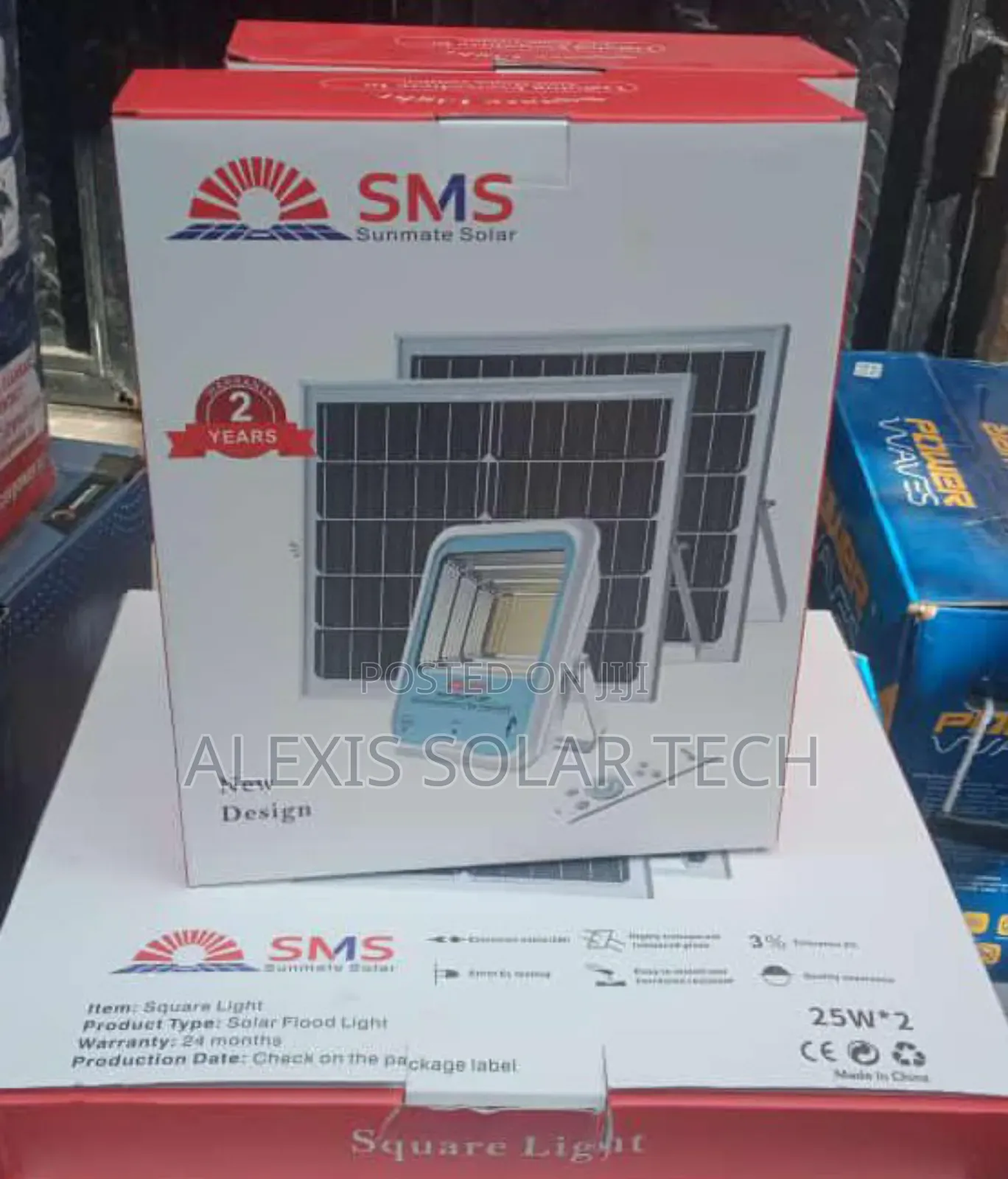 200watts SMS Solar Flood Light Double Panel