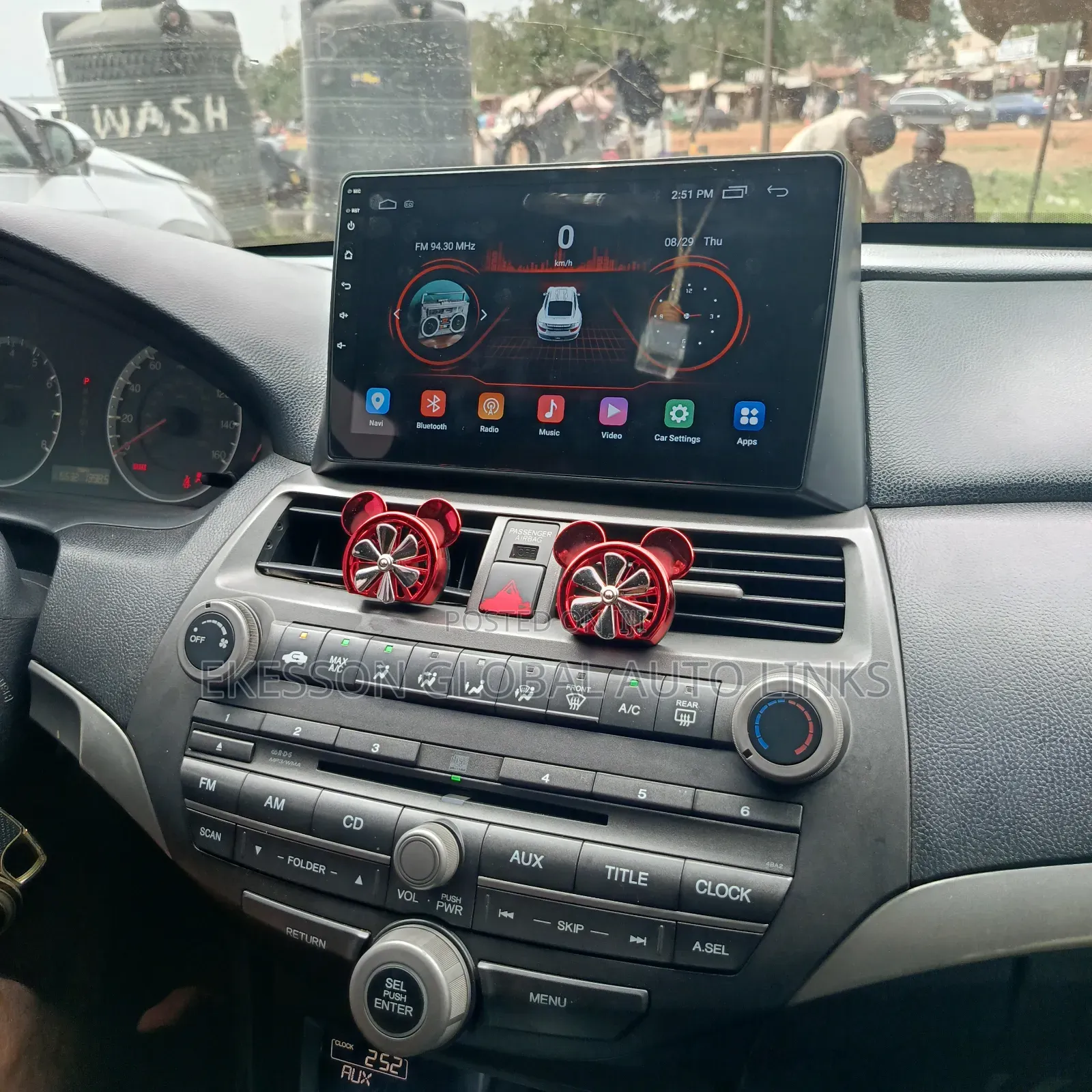Honda Accord 2008 Android Screen With Reverse Camera, GPS