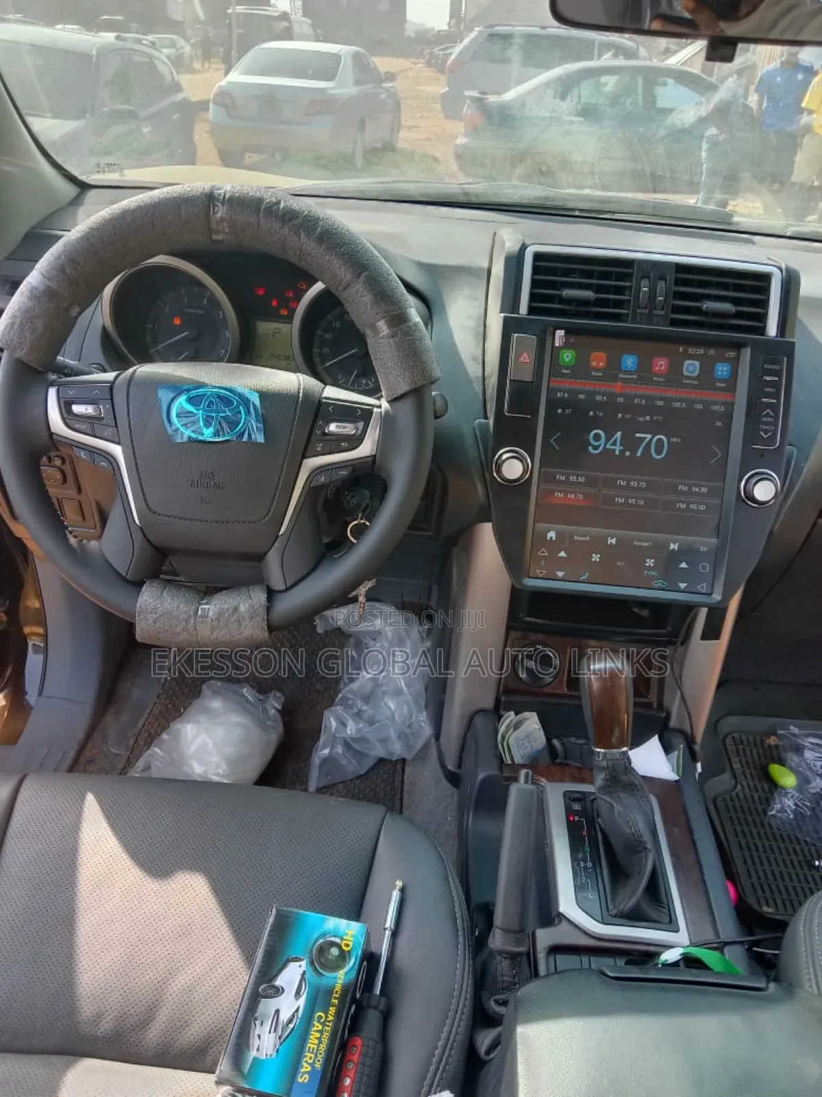 Toyota Prado Android Tesla Screen + Rear Camera