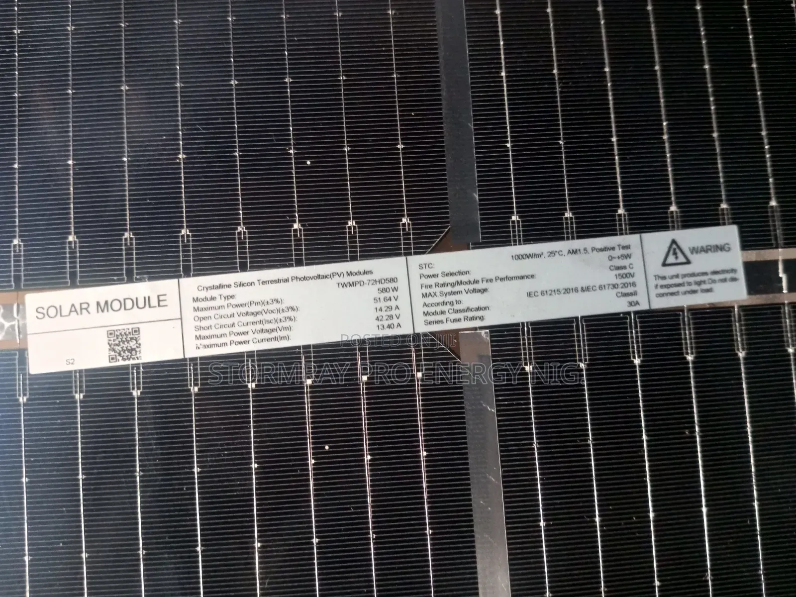 580watts Solar Panels Available