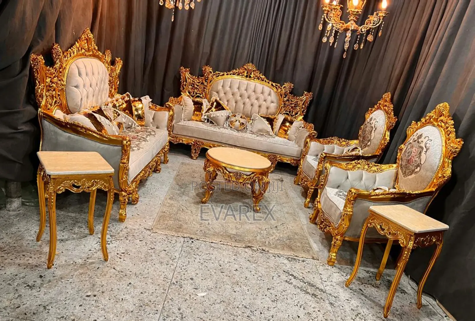 Egyptian Made Royal Chair Set of Seven Seater