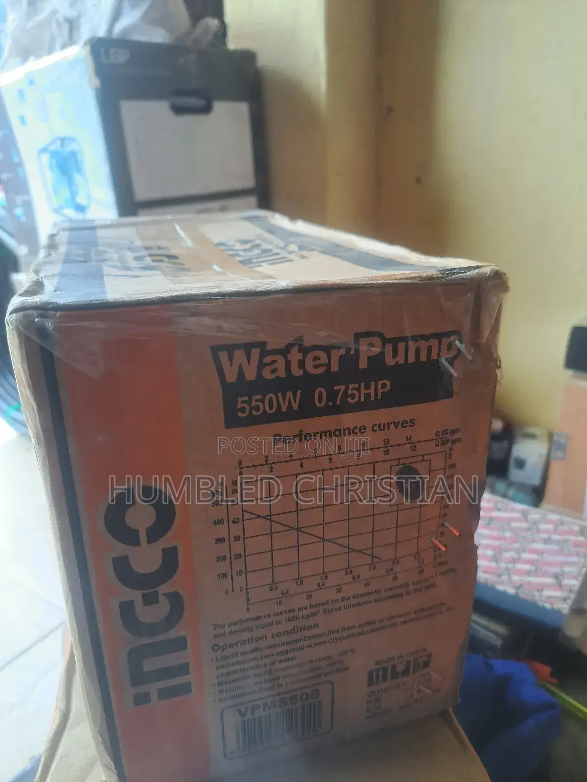 0.75hp Incco Pressure Surface Pump