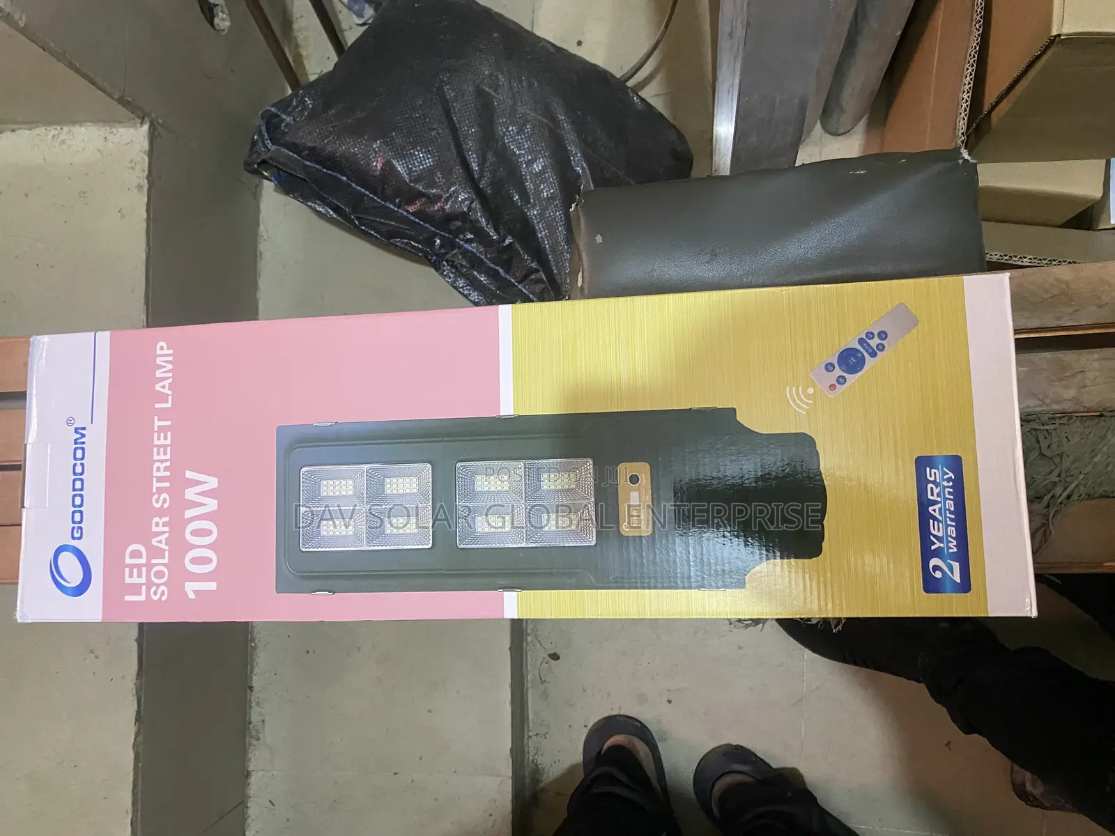 100W Solar Steel Light