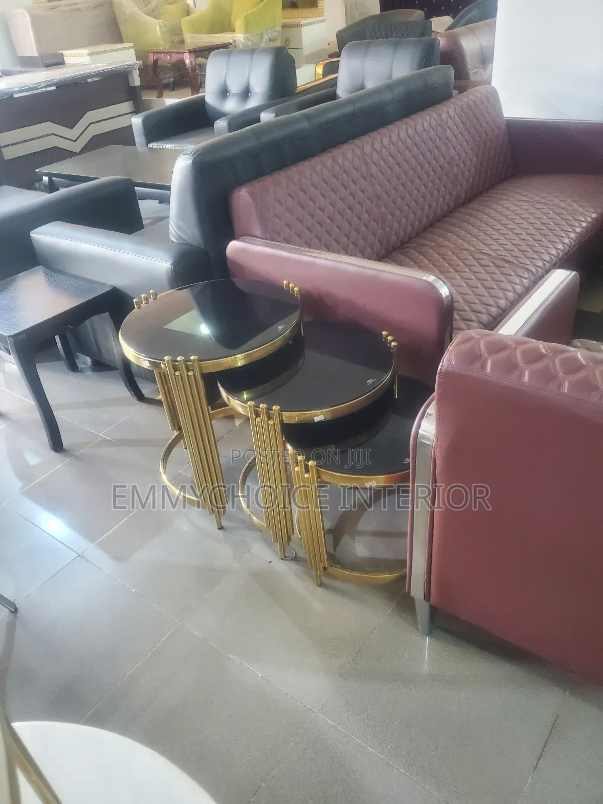 3 in 1 Glass Side Stool