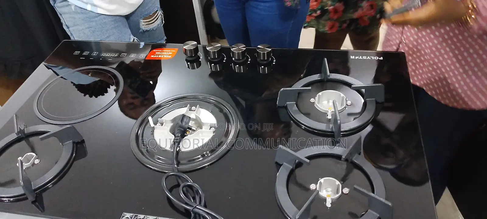 Polystar 4 Burner Gas +1 Electric (Inverter) Built-in Hob
