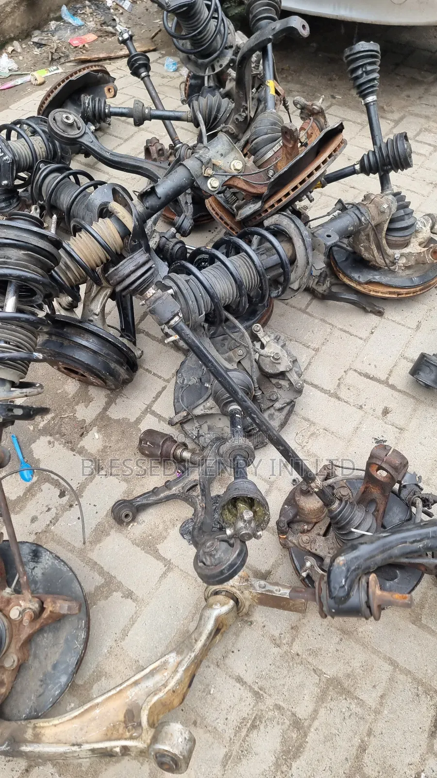 Shock Absorber, Low Arm, Linkages And Hub