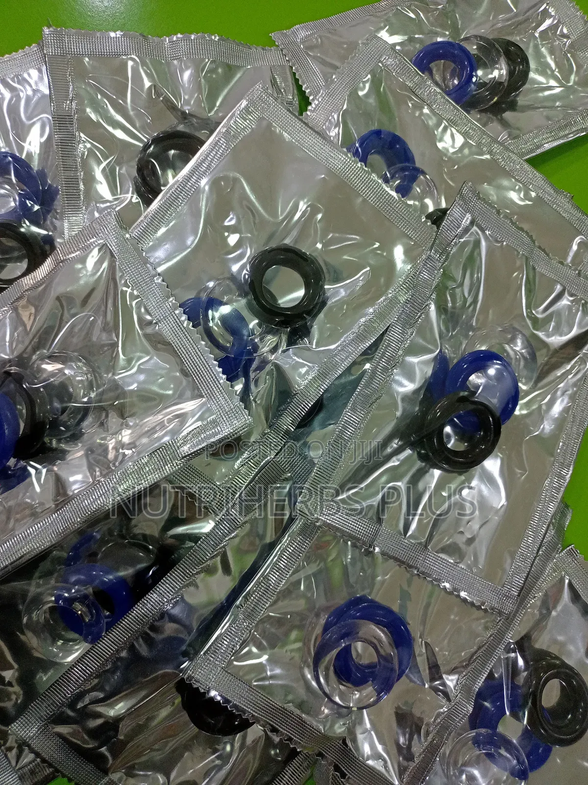 Super Elastic Erection Enhancing Beaded Penis Cock Rings Set