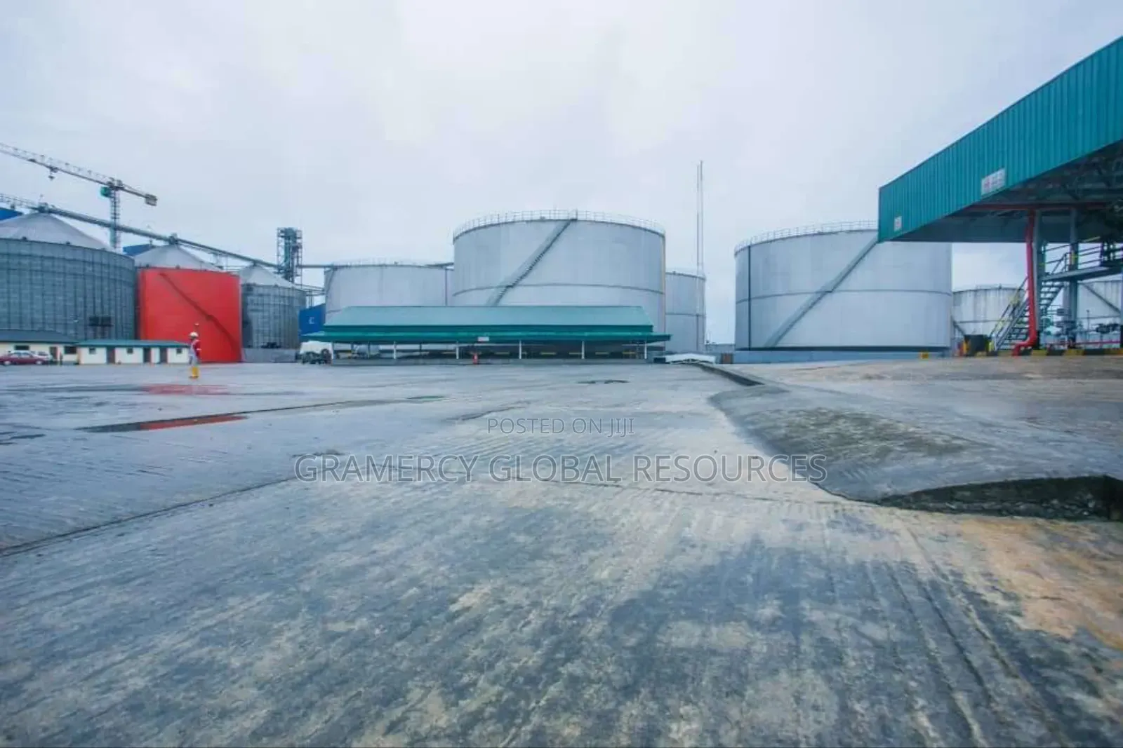 Newly Built And Functional Tank Farm