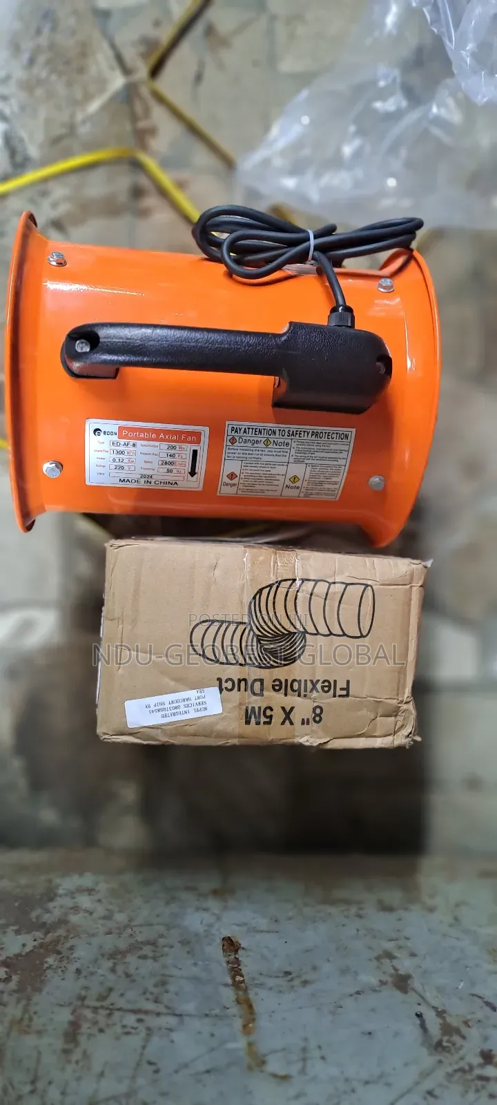 8" Vistar Portable Blower Ventilator 220V