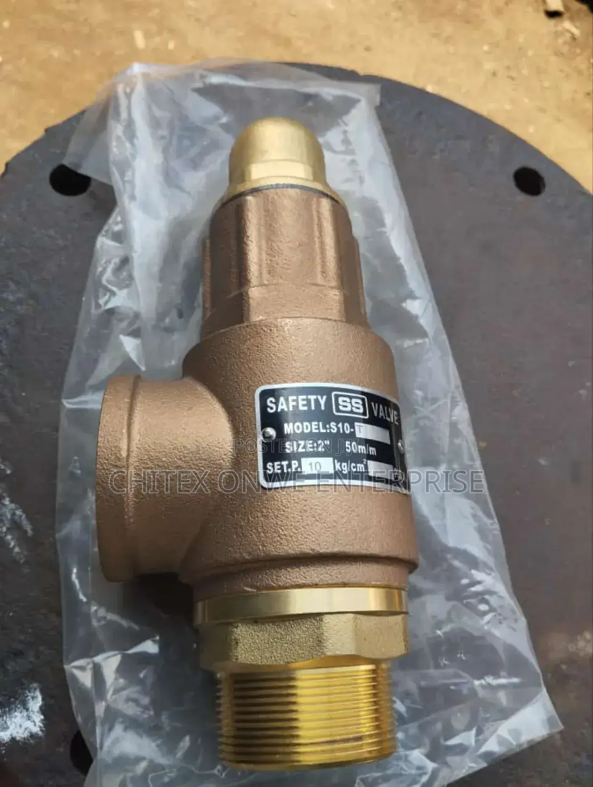 Brass Safety Valve, Specifically