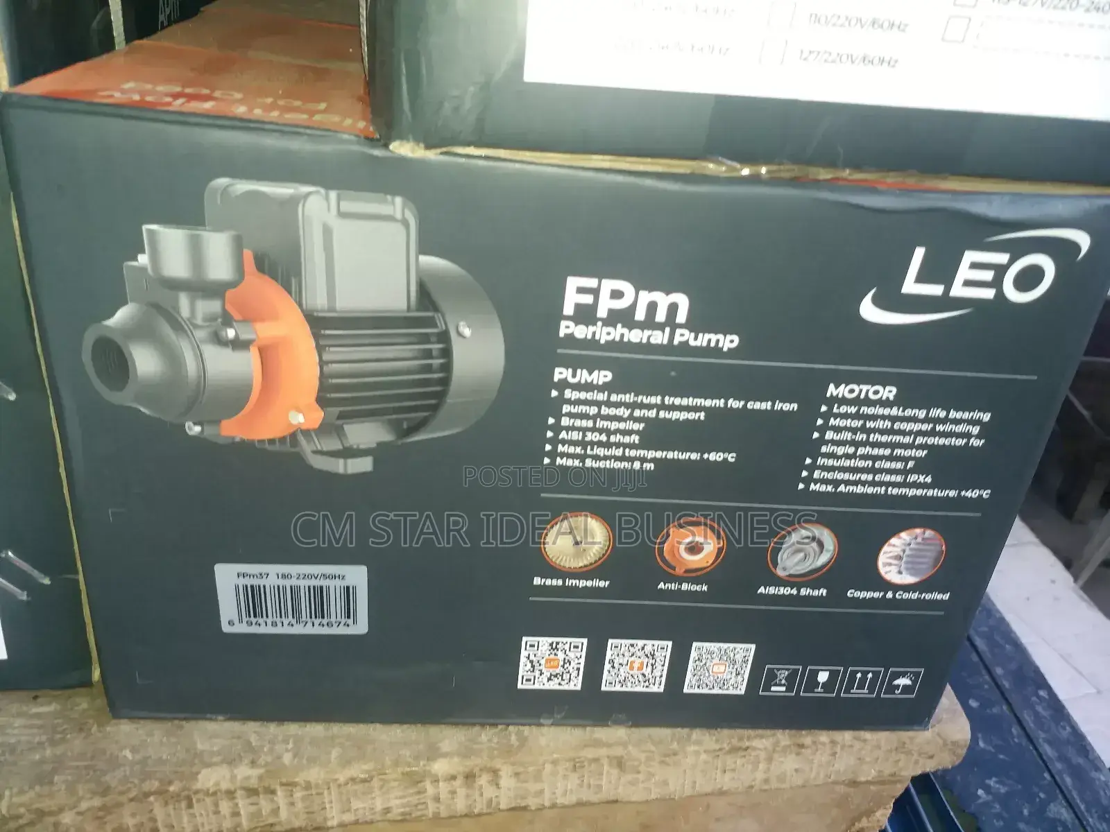 Leo 0.5hp Italian Suface Pump