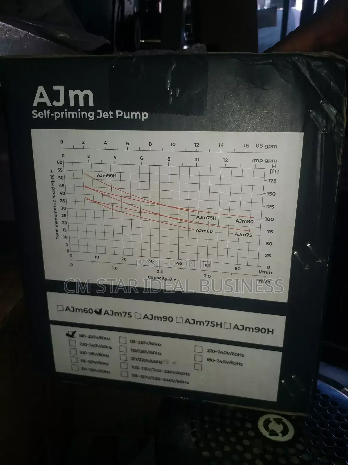 Leo 1hp Italian Suface Pump