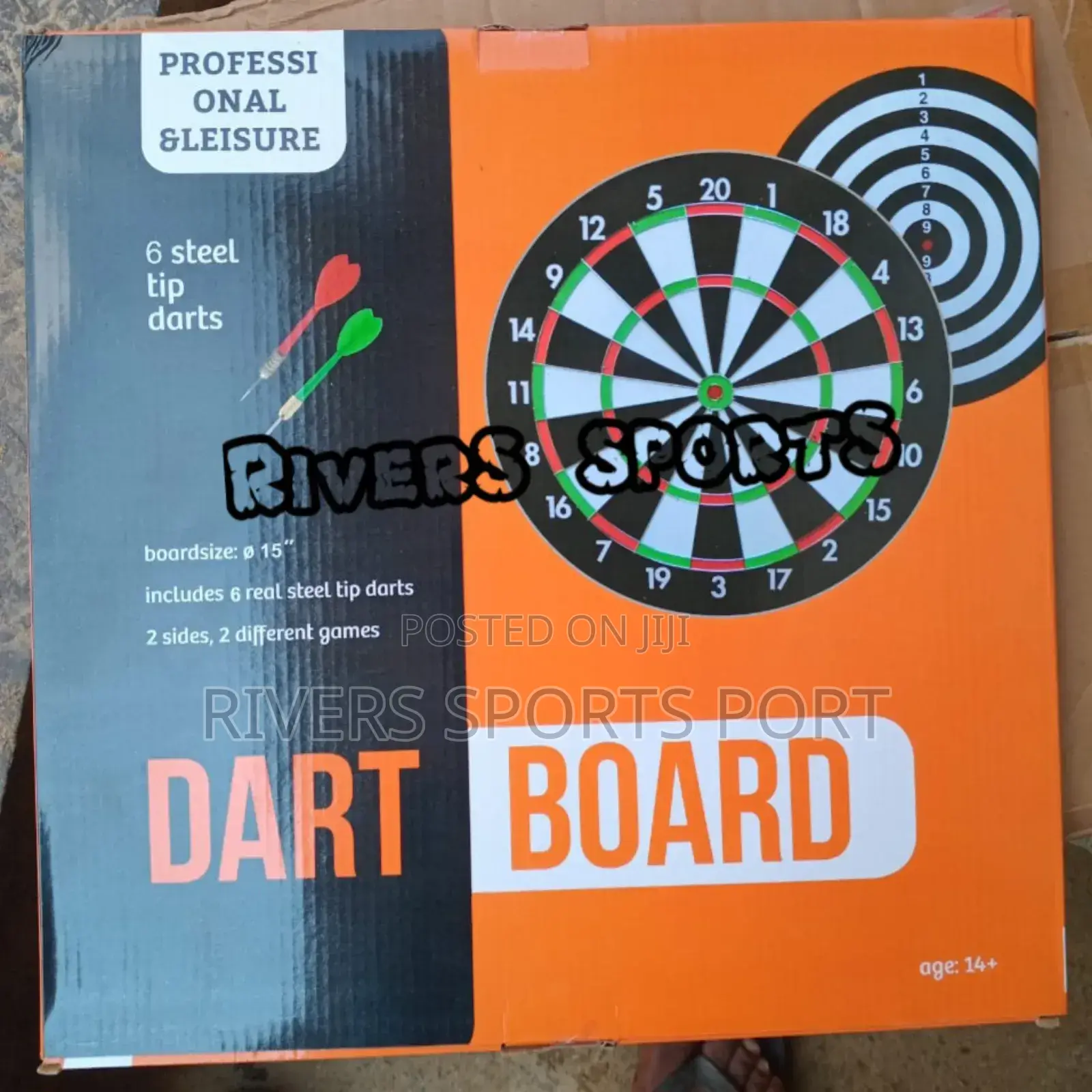 Deluxe Professional Dartboard Dart Board Heavy Duty Dart