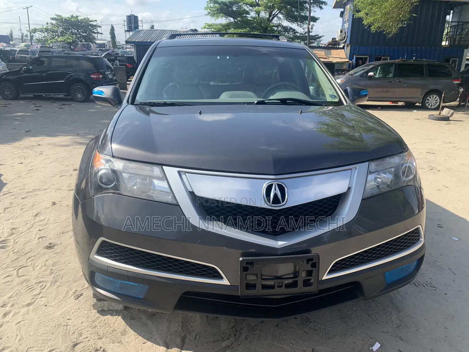 Acura MDX Advance Package SUV AWD (3.7L 6cyl 6A) 2012 Gray