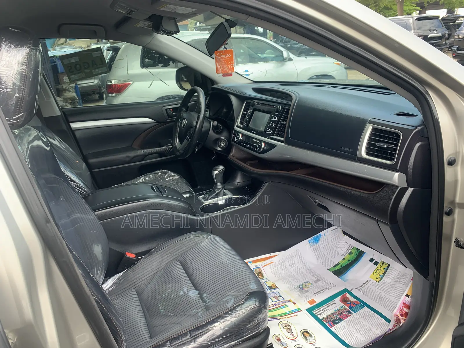 Toyota Highlander LE 4x4 V6 (3.5L 6cyl 8A) 2017 Gray