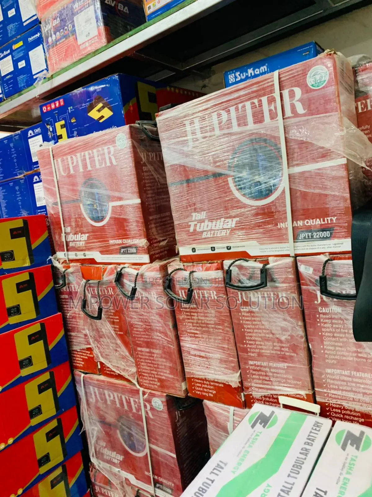220ah Jupiter Tubular Battery