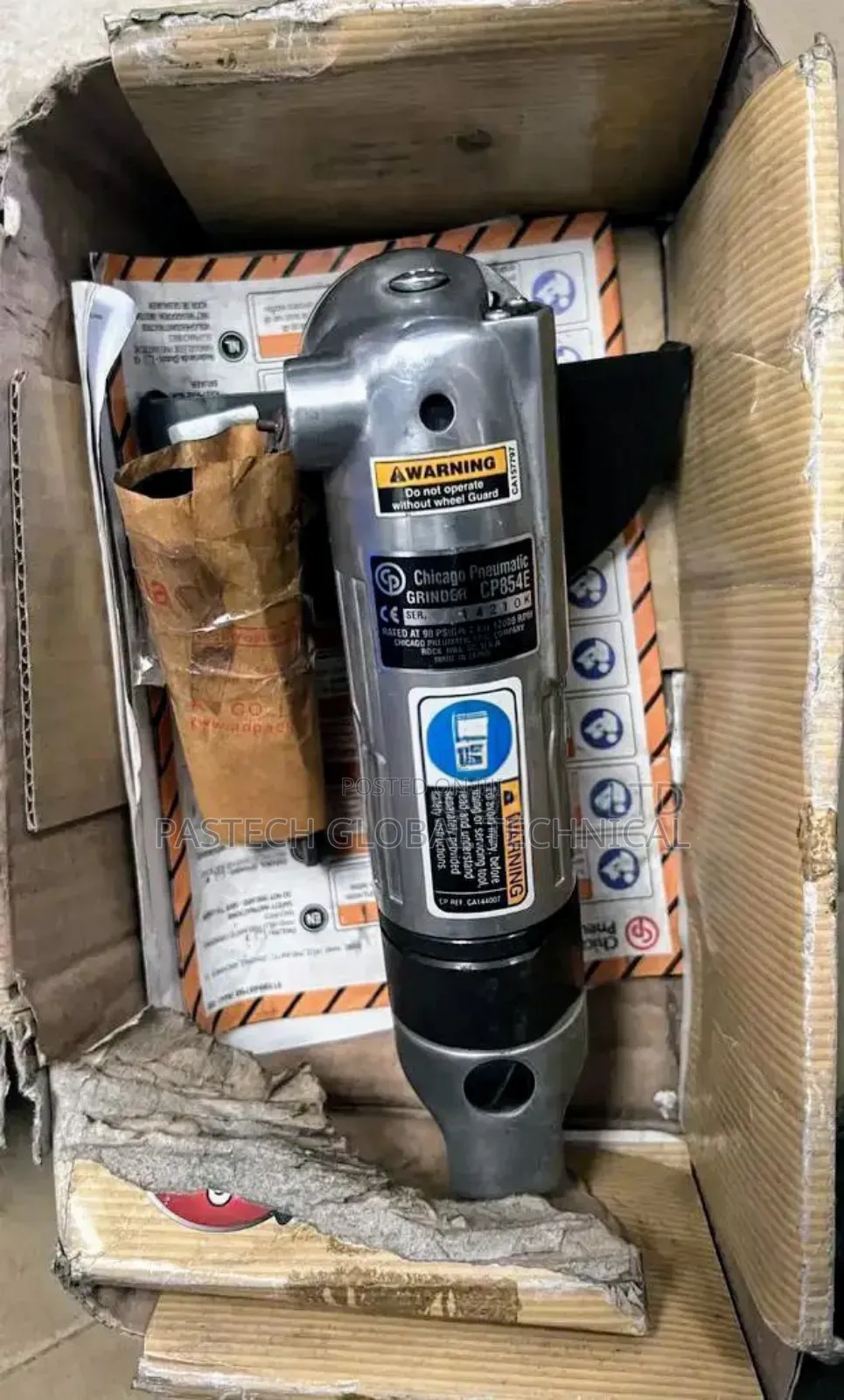 Chicago Pneumatic CP-854E Angle Grinder 5 Inches